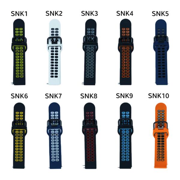 20mm Silicone SNK Strap for Smart Watch